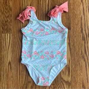 The Beaufort Bonnet Company White Floral Swimsuit